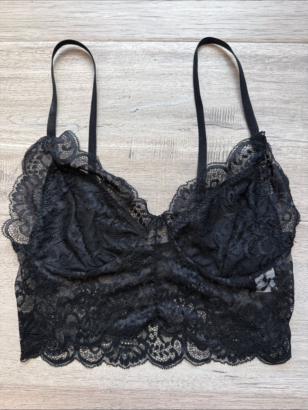 Dream Bandits Black Lace Bralette Cami